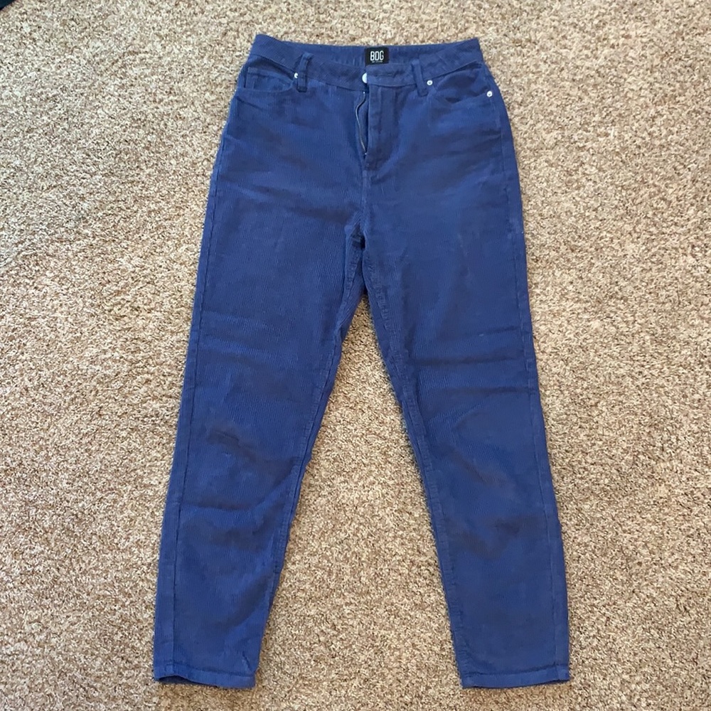 UO blue corduroy pants
